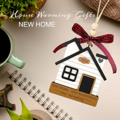 New Home Wooden Ornament - Housewarming Gift for Couple 2026