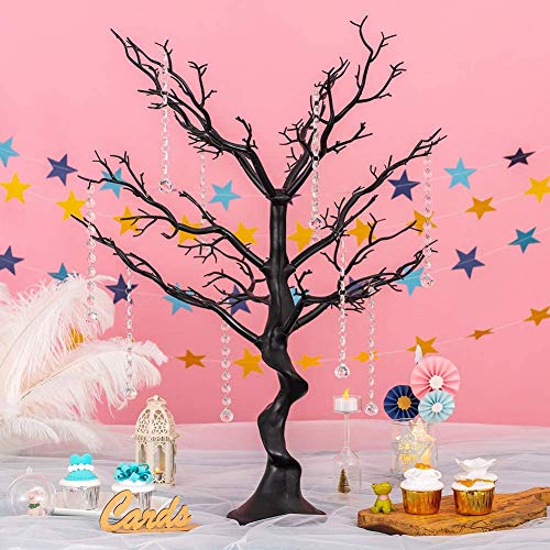 Black Artificial Tree for Table Centerpiece - 2.5ft Wedding Decor
