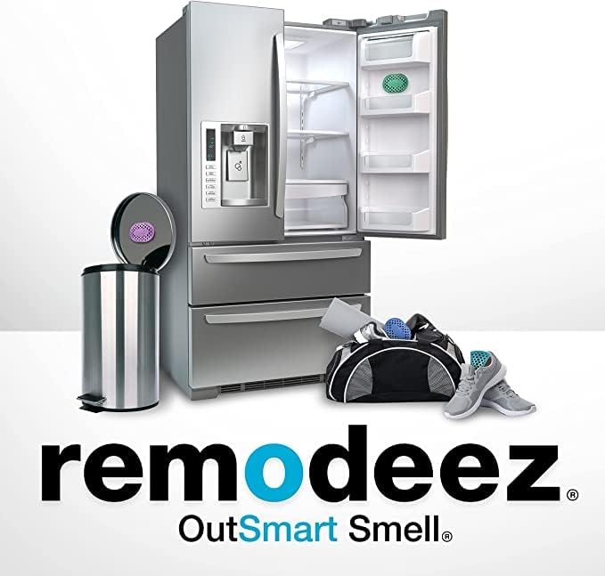 Remodeez Refrigerator Deodorizer - Activated Charcoal Odor Eliminator | Air Purifier Bags