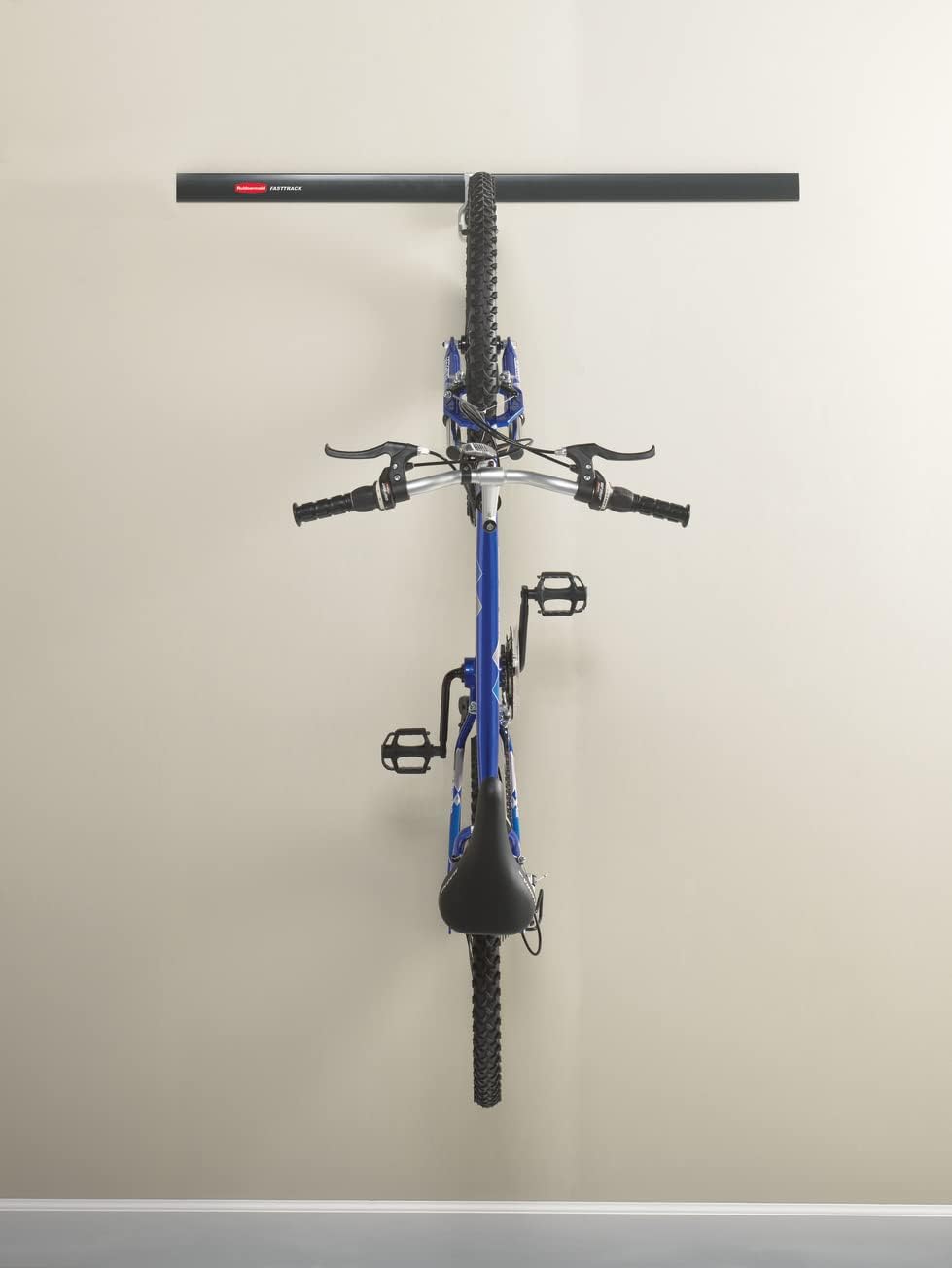 Rubbermaid FastTrack Vertical Bike Hook - Heavy-Duty Wall Mount for Garage Storage | Holds Up to 50 Pounds