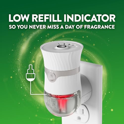Air Wick Plug in Scented Oil Refill, 10ct, Fresh Linen, Air Freshener, Essential Oils, Eco Friendly Pack