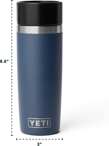 YETI Rambler 16 oz Travel Bottle - Stainless Steel, Vacuum Insulated, Leakproof Commuter Cap | Moon Dust