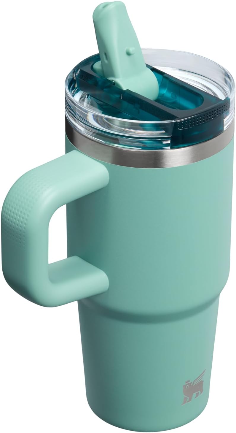 STANLEY Quencher ProTour 14 oz Tumbler - Insulated Stainless Steel with Built-In Straw & Handle | BPA-Free | Spring Green
