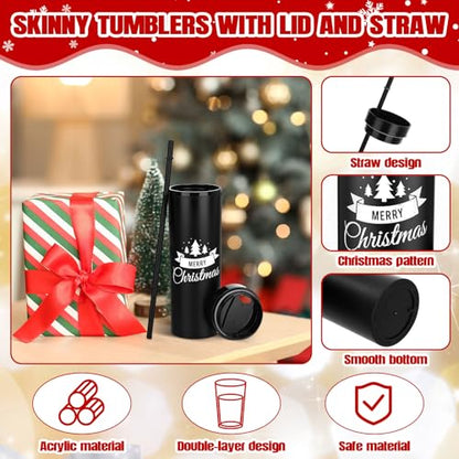 Christmas Tree Gift Set for Men - 14 Holiday Gift Items Including Socks, Hat, Scarf & More - Variation of THIS listing