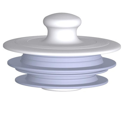Bathtub Drain Stopper, Drain Plug, Silicone Stopper (Patented Design) (1, Large,Gray)