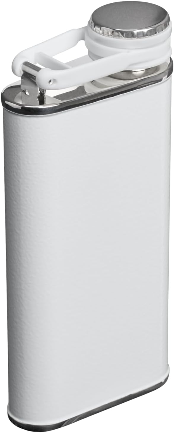Stanley Classic Wide Mouth Flask - 8 oz Leakproof Insulated Stainless Steel | BPA-Free Hammertone Frost