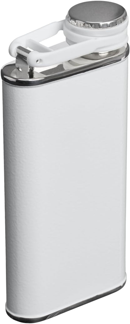 Stanley Classic Wide Mouth Flask - 8 oz Leakproof Insulated Stainless Steel | BPA-Free Hammertone Frost