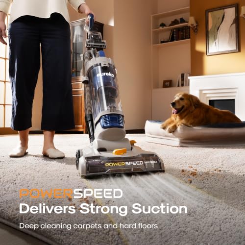 Upright Vacuum Cleaner for Home with Anti-Tangle Brush Roll, Pet Hair Removal