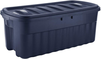 Rubbermaid 50 Gallon Roughneck Storage Tote - Durable, Reusable Plastic Bin for Organizing
