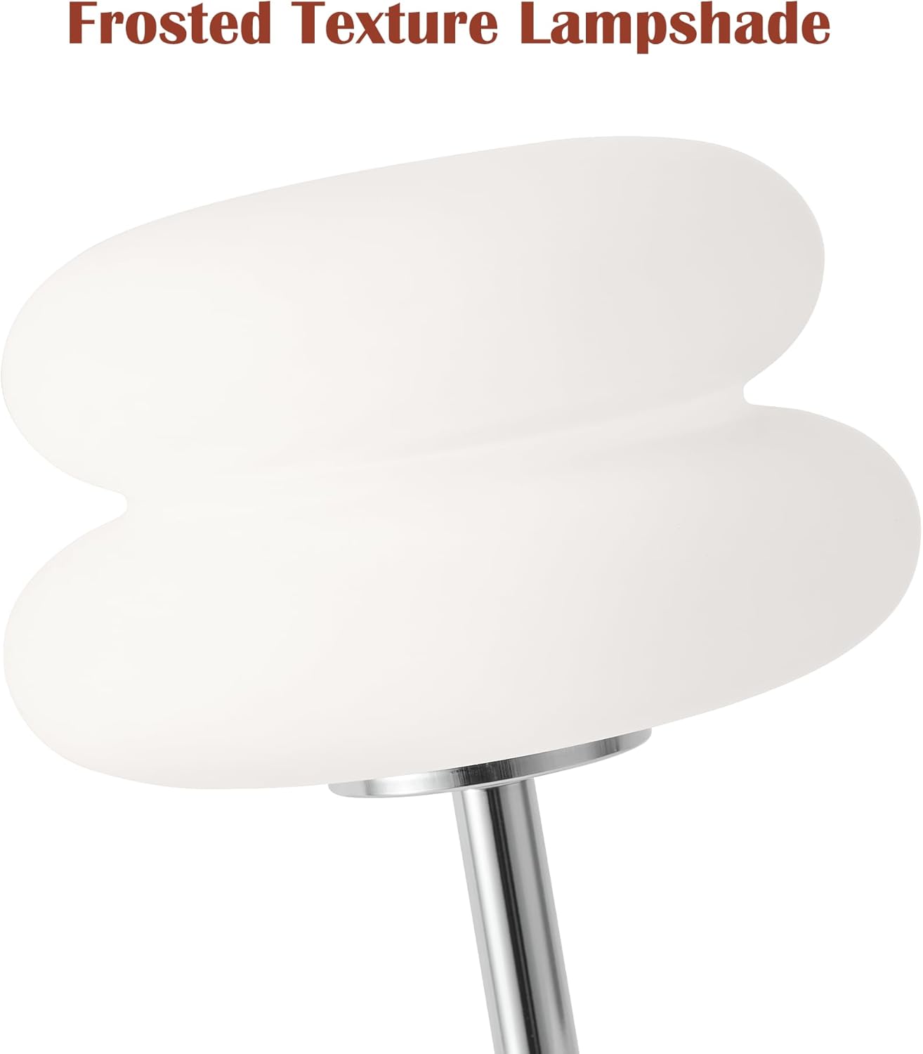 Skiennix White Mushroom Lamp - Dimmable Mid Century Modern Bedside Light for Home Decor | Cute Ambient Lighting
