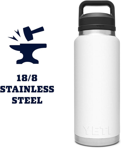 YETI Rambler 36 oz Bottle - Vacuum Insulated, Leakproof Stainless Steel with Chug Cap