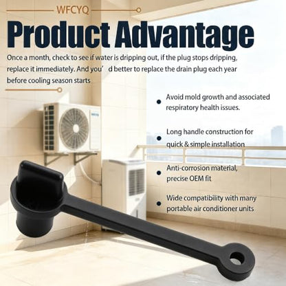 Portable AC Drain Plug Stopper Replacement AP7090878 - Leak-Proof Seal