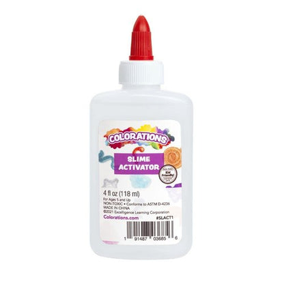 Colorations Slime Activator - 4 Oz | Perfect for Creating Fun, Stretchy Slime