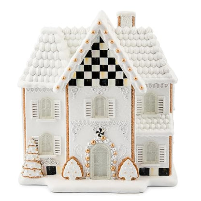 Illuminated Gingerbread House Decor - Christmas Table Centerpiece