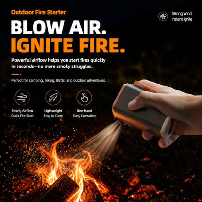 3-in-1 Portable Air Pump for Inflatables with Deflation & Camping Light
