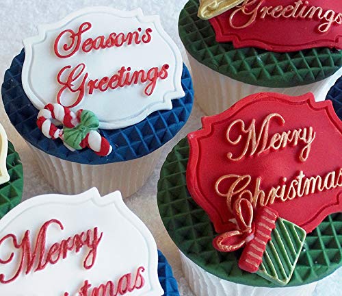 Gray+CE0017 Christmas Embellishments Silicone Mold for Cake Decorating & Craft