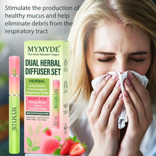 Mullein Mint Fragrance Stick - Natural Thyme Scent for Relaxation - Green - 1200 Uses