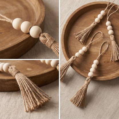 Bead Garland Tassel Decor Set for Crafts Rustic Boho Home & Holiday