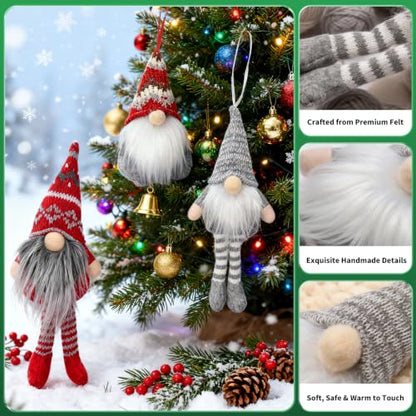 Christmas Gnome Advent Calendar 2026 - Long Leg Plush Gnome Figurines Set