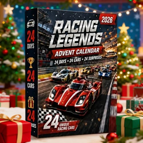 2D Motorcycle Advent Calendar with 24 Acrylic Miniatures - Motorcycle Variation