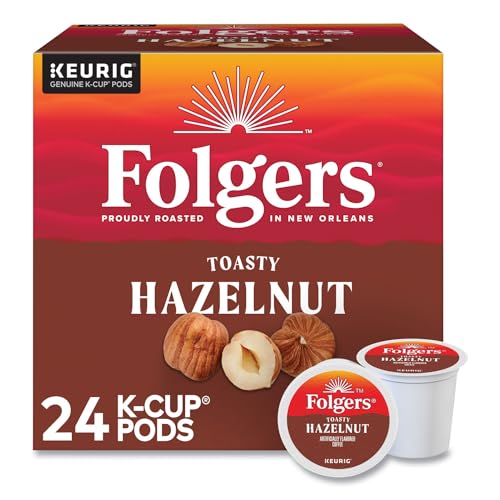 Folgers Hazelnut Cream Keurig K-Cup Portion Pack, 24 Count