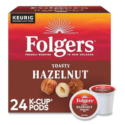 Folgers Hazelnut Cream Keurig K-Cup Portion Pack, 24 Count