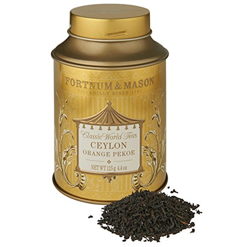 Fortnum & Mason British Tea, Ceylon Orange Pekoe 125g Loose Tea in a Gift Tin Caddy