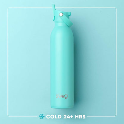Swig Life 26oz Insulated Water Bottle - Travel-Friendly Design with Straw & Lid | Good Vibrations Color