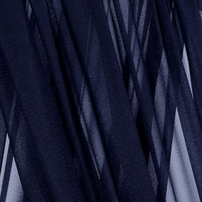 Navy Blue Wedding Arch Draping Fabric Backdrop 4 Panels - 29"×20Ft, Pack of 4