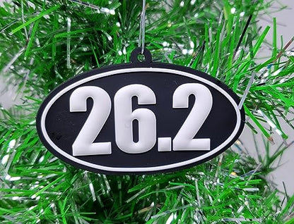 Marathon Runner Christmas Ornament 26.2 Running Themed Holiday Decor