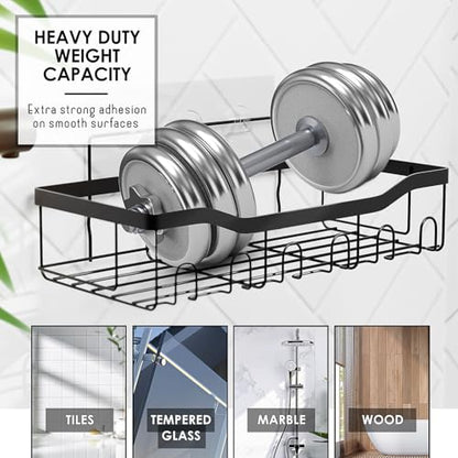 Christmas Bathroom Accessories Set with Shower Caddy - Complete 24-Piece Holiday Decor