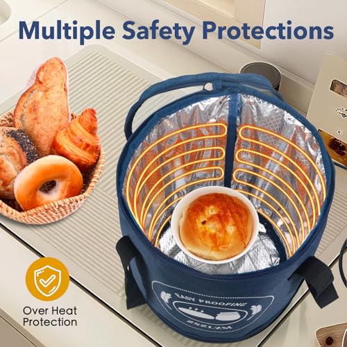 Medium Dough Proofer for Sourdough Bread with Digital Temperature & Timer