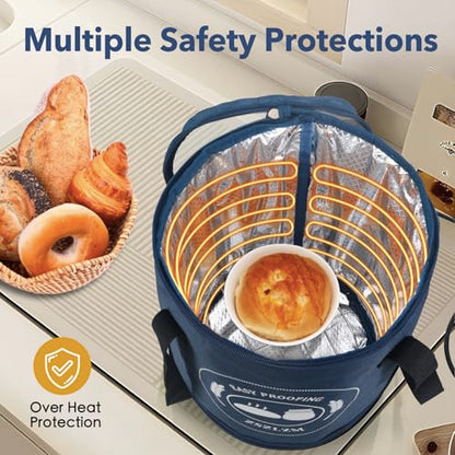 Medium Dough Proofer for Sourdough Bread with Digital Temperature & Timer
