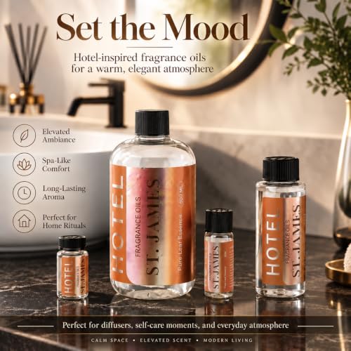 London St James Hotel Diffuser Oil - 4.06 Fl Oz, Luxury Fragrance, Pet-Friendly