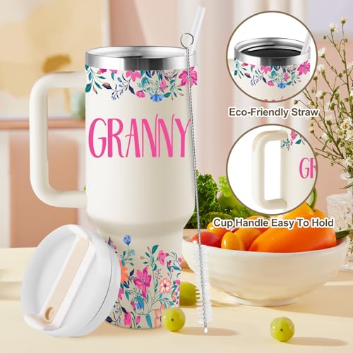 Granny Gifts 40oz Stainless Steel Tumbler - Granny Variation