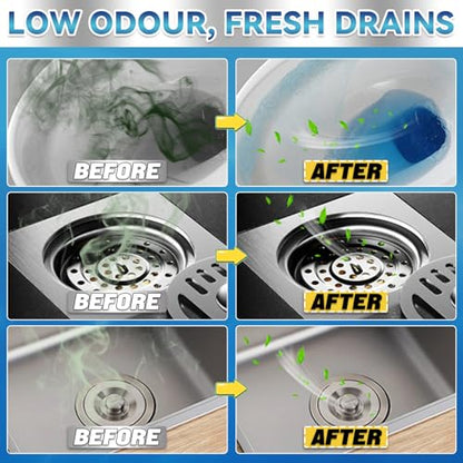 Garbage Disposal Cleaner Tablets Deodorizer 25 Pack - Sink & Drain Freshener