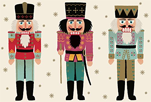 Festive Disposable Paper Placemats - Set of 18 Nutcracker Design for Holiday Dining