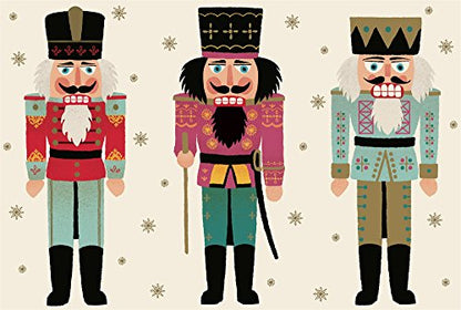 Festive Disposable Paper Placemats - Set of 18 Nutcracker Design for Holiday Dining