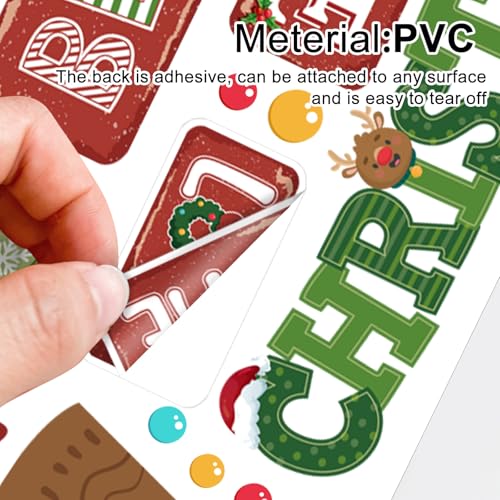 Christmas Tree Window Clings Sticker Kit - Tree Variation