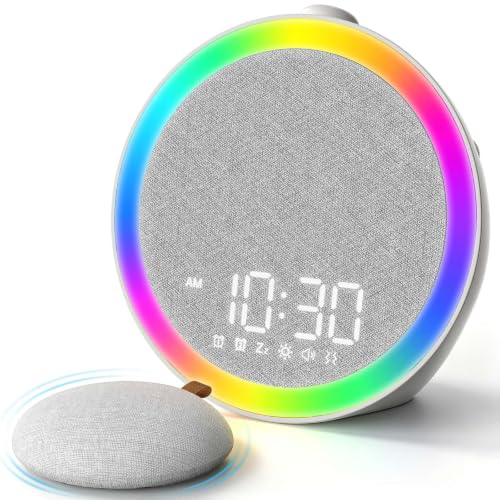 Heavy Sleepers Alarm Clock with Wireless Bed Shaker & 116dB Sound