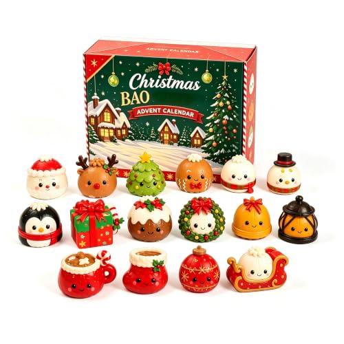Christmas Squishies Advent Calendar 2026 - 24 Days Stress Balls - #B