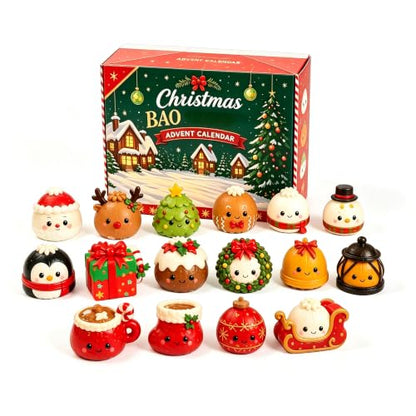 Christmas Squishies Advent Calendar 2026 - 24 Days Stress Balls - #B