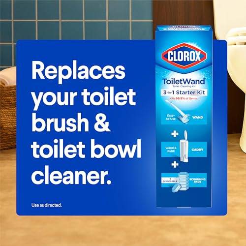 Clorox ToiletWand Toilet Cleaner Refills, Toilet brush, Original, 20 Count