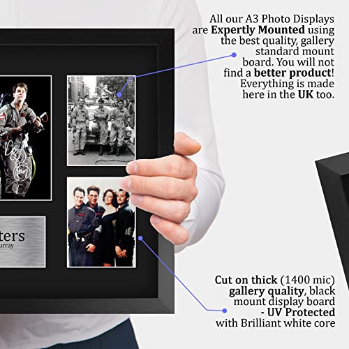 16 x 12 Inch Ghostbusters Autograph Display - Framed Movie Memorabilia