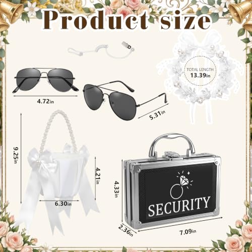 Wedding Ring Bearer Security Set with Flower Basket and Accessories