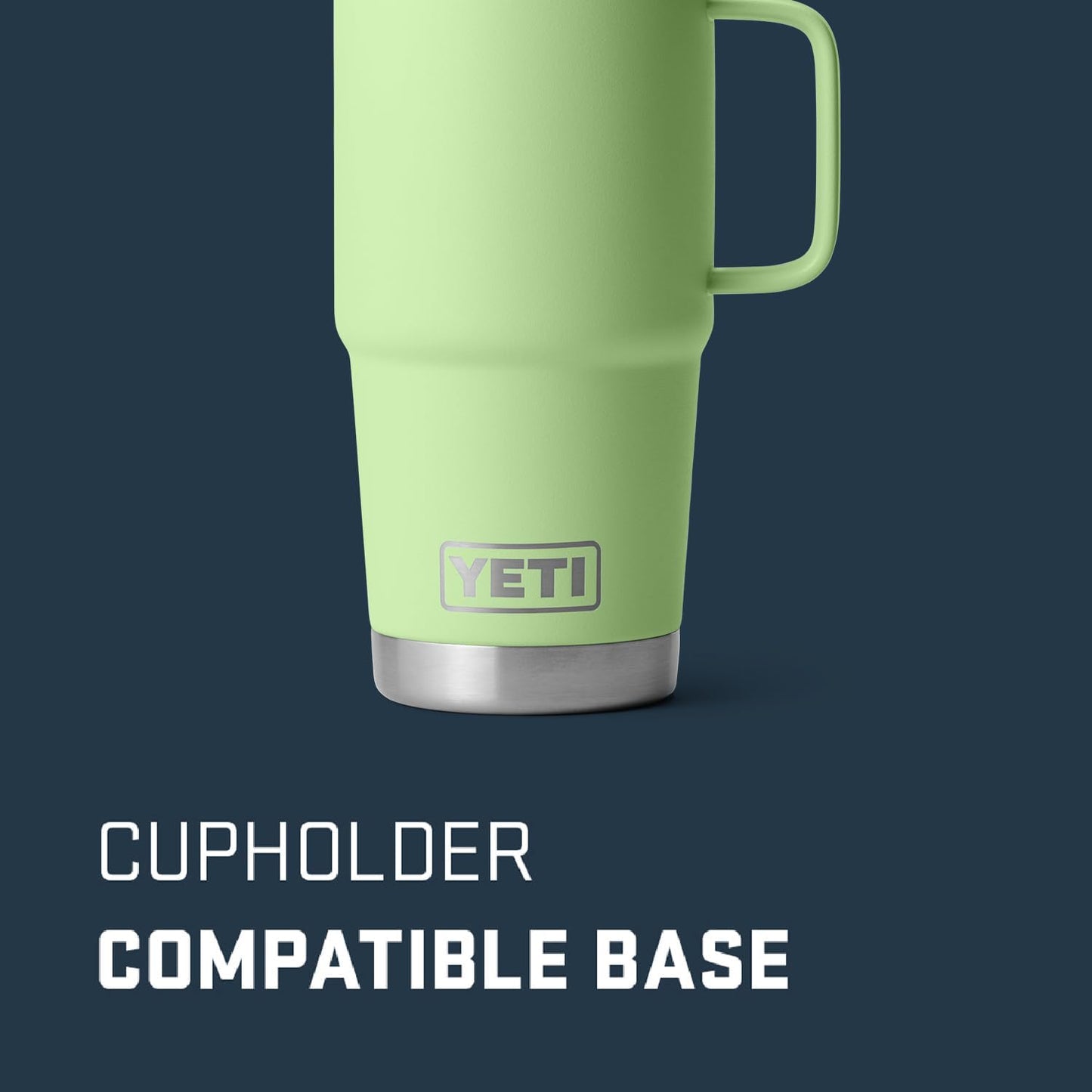 YETI Rambler 20 oz Travel Mug - Stainless Steel, Vacuum Insulated with Stronghold Lid for Ultimate Durability
