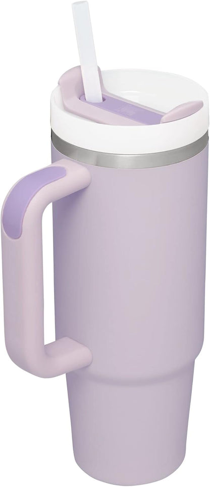 STANLEY Quencher H2.0 Tumbler - 30 oz Insulated Stainless Steel with Handle & Straw | BPA-Free Orchid