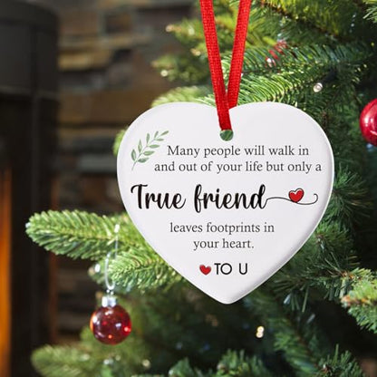 Friendship Gifts for Women - Best Friends Ornament Christmas Gift - Friend01