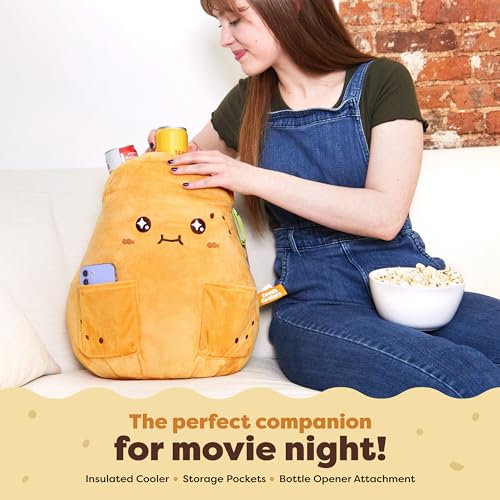 Couch Coolers, Insulated Cooler Bag Potato Plush, College Dorm Room Essentials