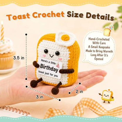 Funny Birthday Toast Crochet Gift for Women Men - 18th Birthday Variation